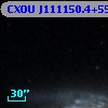 CXOU J111150.4+554223