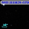 NVSS J111628+575615