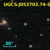 UGPS J053703.74-024150.0