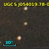 UGPS J054019.78-022956.0