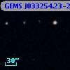 GEMS J033254.23-274903.8