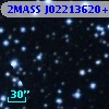 2MASS J02213620+5711087