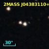 2MASS J04383110+2310107