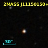 2MASS J11150150+1607026