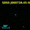 SDSS J000728.45-042345.5