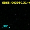 SDSS J003930.31+001754.2