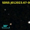 SDSS J012023.67-004002.3