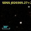 SDSS J020305.27+220455.6