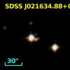SDSS J021634.88+005829.7