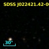 SDSS J022421.42-005016.4