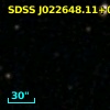 SDSS J022648.11+000724.6