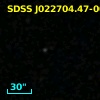 SDSS J022704.47-005233.8