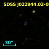 SDSS J022944.02-084355.8