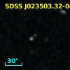 SDSS J023503.32-083605.9