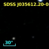 SDSS J035612.20-052648.9