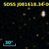 SDSS J081618.34-002337.4