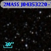 2MASS J04353220-7005124