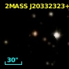 2MASS J20332323+4113420