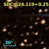 SDC G24.119+0.255