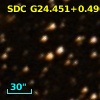 SDC G24.451+0.496