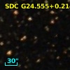 SDC G24.555+0.214