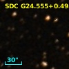 SDC G24.555+0.495