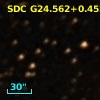SDC G24.562+0.452