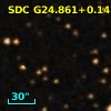 SDC G24.861+0.142