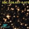 SDC G26.657-0.075