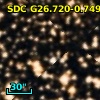 SDC G26.720-0.749