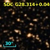 SDC G28.314+0.040