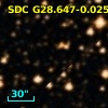 SDC G28.647-0.025