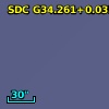 SDC G34.261+0.035