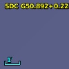 SDC G50.892+0.223