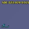 SDC G53.429-0.021