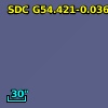 SDC G54.421-0.036