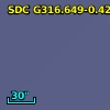 SDC G316.649-0.421