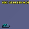 SDC G316.830-0.034