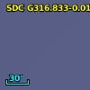SDC G316.833-0.018