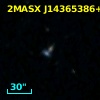 2MASX J14365386+4619585