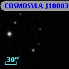 COSMOSVLA J100032.38+022357.3