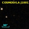 COSMOSVLA J100110.23+023127.2