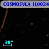 COSMOSVLA J100242.96+015809.0