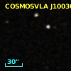 COSMOSVLA J100309.33+014833.5