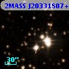 2MASS J20331807+4119086