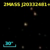 2MASS J20332481+4128011