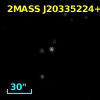 2MASS J20335224+4111523