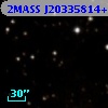 2MASS J20335814+4122078