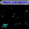 2MASS J20340428+4122599