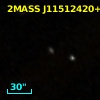 2MASS J11512420+5504015